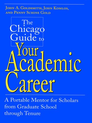 cover image of The Chicago Guide to Your Academic Career